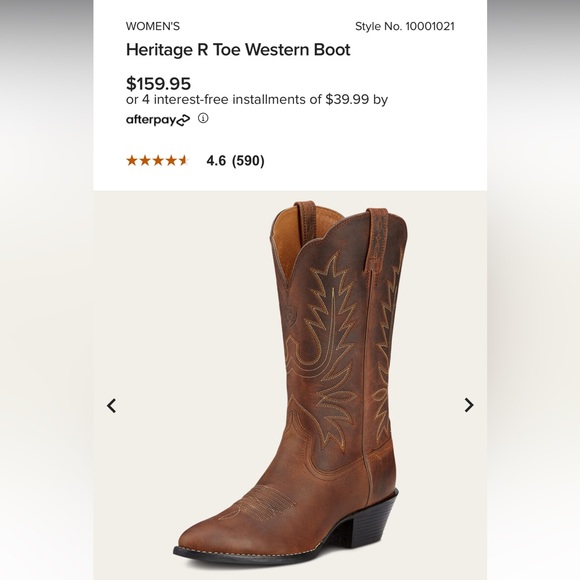 Ariat Heritage Western Cowboy Boot - Picture 6 of 6